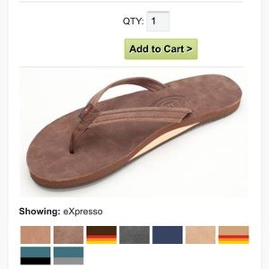 Women’s Rainbow sandals - thin strap